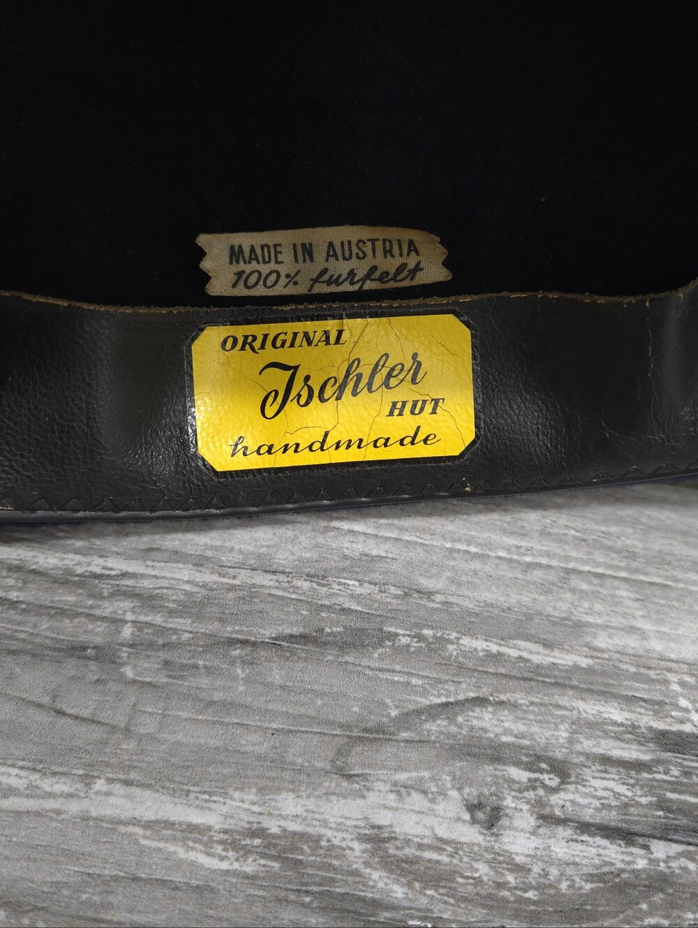 Vintage Handcrafted ORIGINAL ISCHLER HUT T-Alpine/Tyrolean Style Trachten Hat - Picture 13 of 16